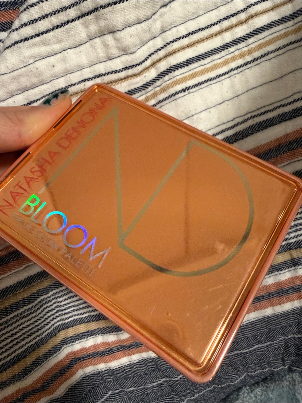 natasha denona lightly swatched bloom face palette